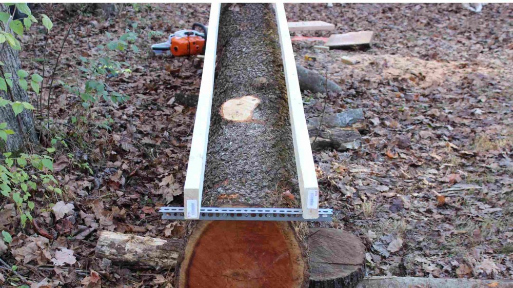 Cherry Log with Reference Boards Installed