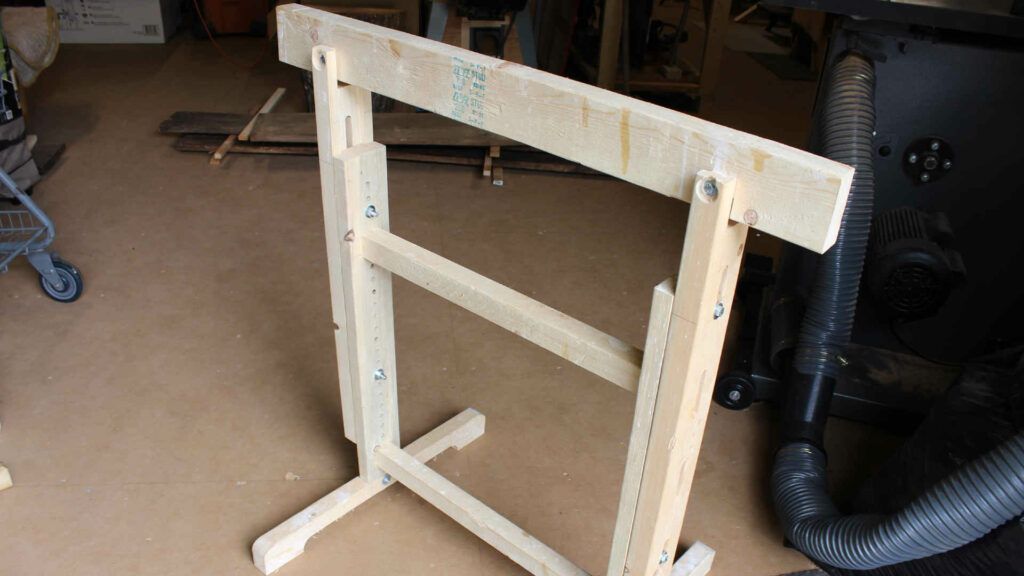 Adjustable Sawhorse Complete Assembly